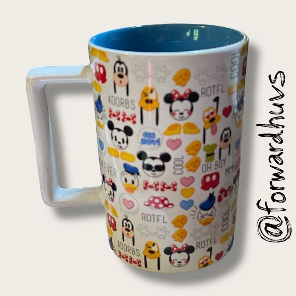 Disney Mickey &โPals Emoji Coffee Mug โ Ceramic โ 10 oz